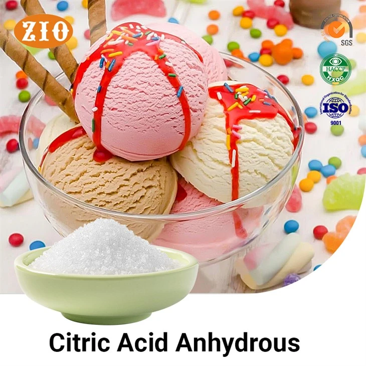 Factory Direct Supply Anhydrous Citric Acid Food Grade Addtives best